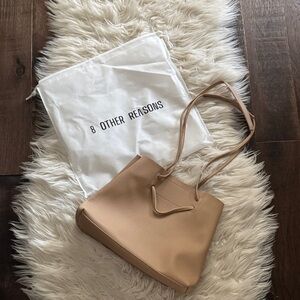 8 Other Reasons Beige Tote Bag